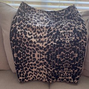 Mission ladies animal print skirt
